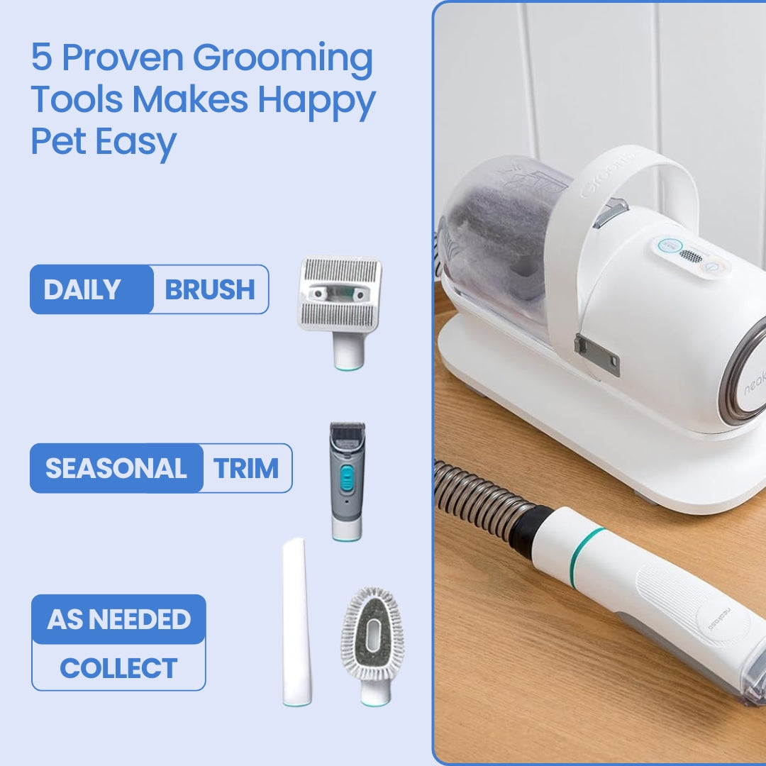 6 in 1 Professional Pet Grooming Kit for Dogs Cats and Other Animals
